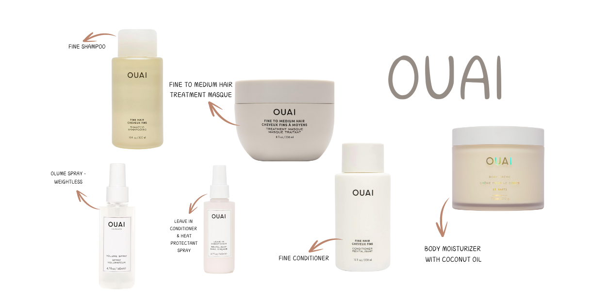 OUAI hair products